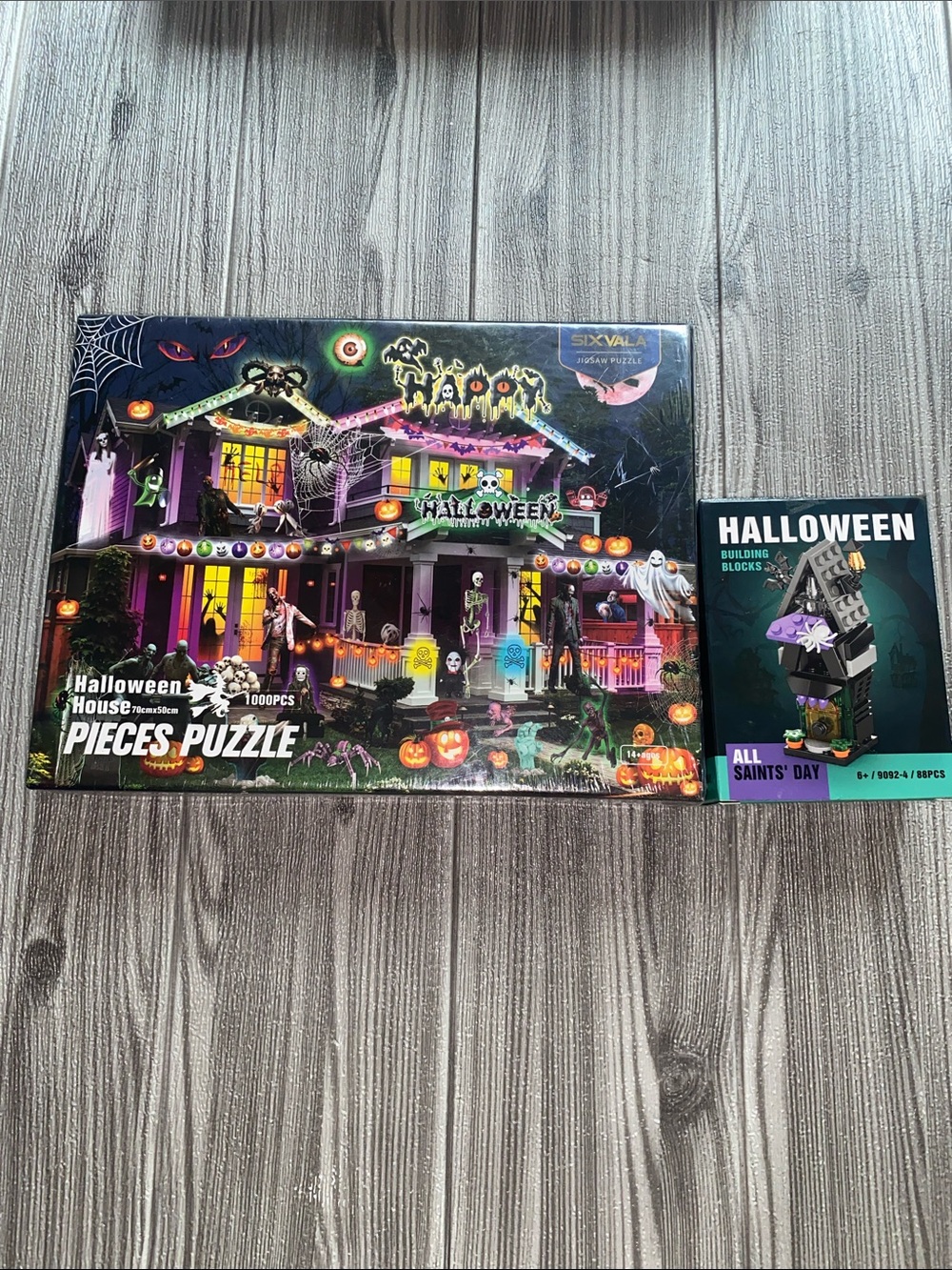 Halloween House 1000-Piece Puzzle — Multi-Color Haunted Decorations